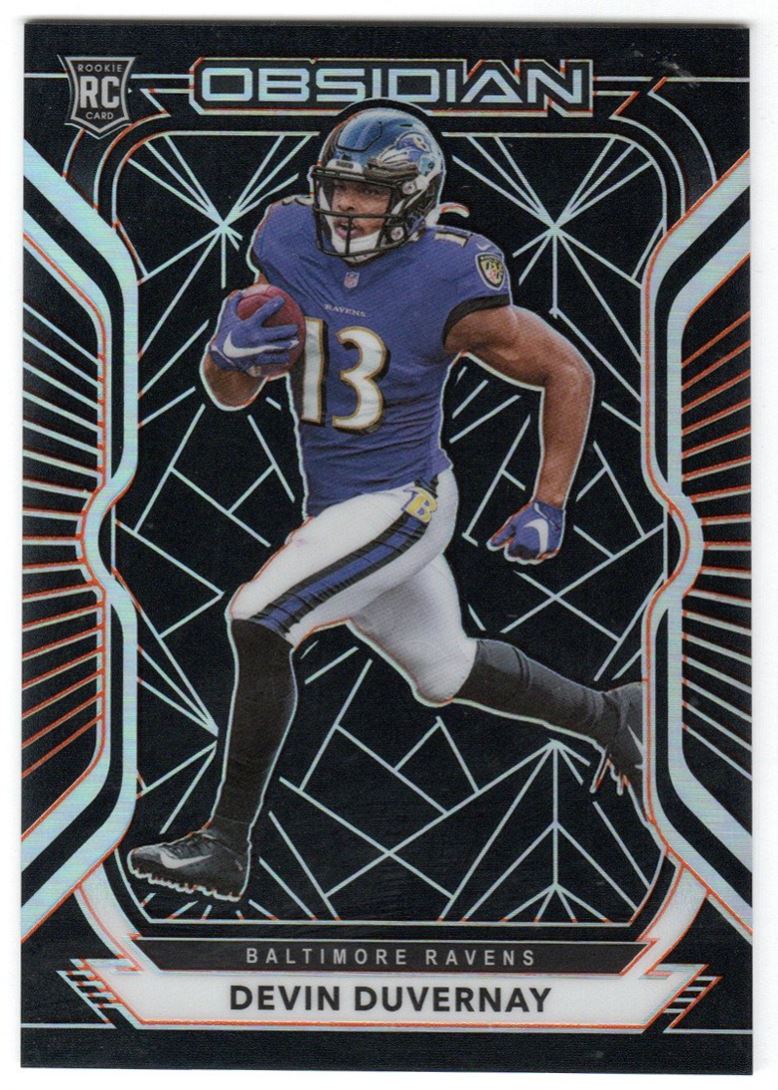 2020 Panini Encased Devin Duvernay Substantial Rookie Swatches Jersey /50  Ravens