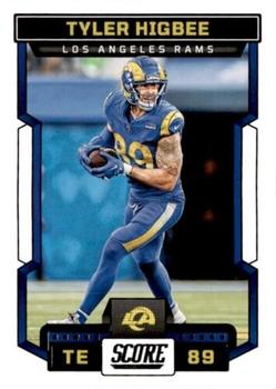 TYLER HIGBEE 2022 Panini Prestige Base #166 Los Angeles Rams