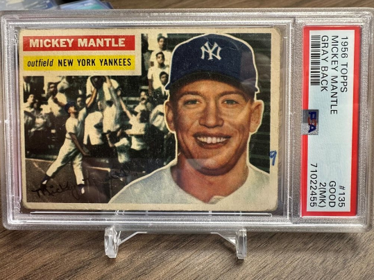 1956 Topps Mickey Mantle #135