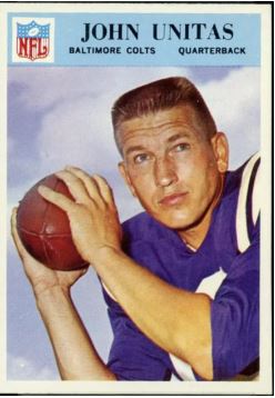 1966 Philadelphia John Unitas #24 - $13,132.00