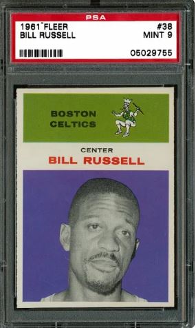 1961 Fleer Bill Russell #38