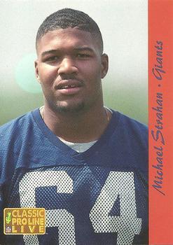 : 2022 SCORE #239 MICHAEL STRAHAN NEW YORK GIANTS FOOTBALL  OFFICIAL TRADING CARD OF NFL : Collectibles & Fine Art