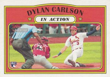 Nike Men's St. Louis Cardinals Dylan Carlson #3 Cream Cool Base