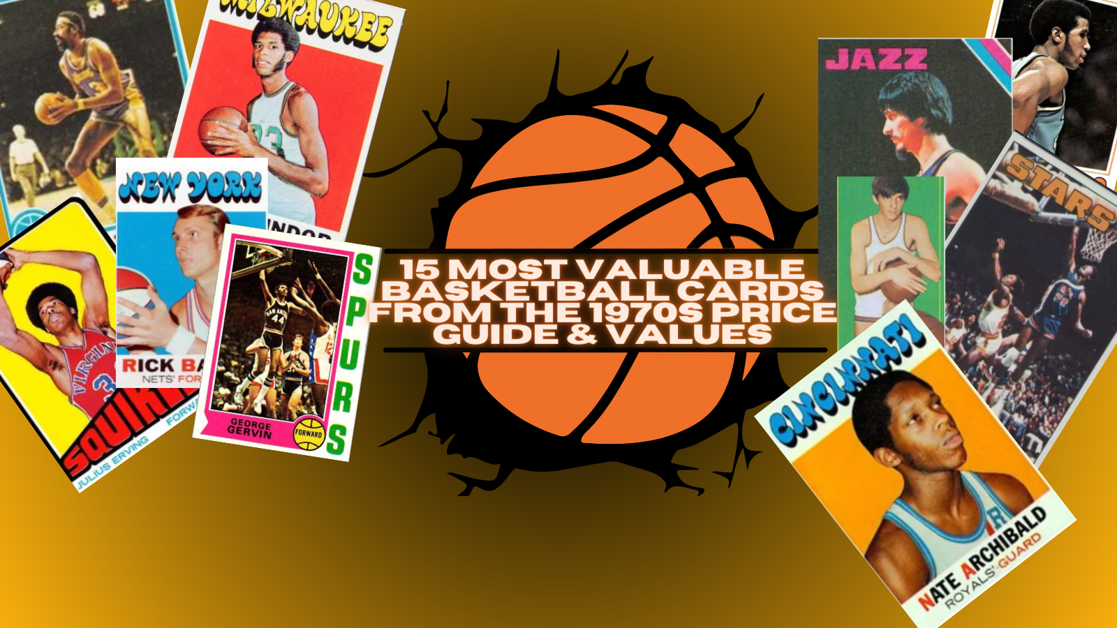 Top 15 Most Valuable Basketball Rookie Cards of The 1970s