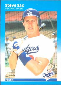  1989 Topps #40 Steve Sax - Los Angeles Dodgers (Baseball Cards)  : Collectibles & Fine Art
