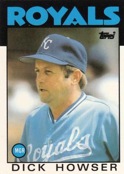  1990 Topps Baseball #661 Dick Howser Kansas City Royals TBC,UER  Official MLB Trading Card (stock photos used) Near Mint or better condition  : Collectibles & Fine Art