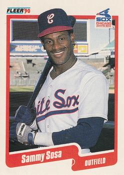 1990 Topps Sammy Sosa Chicago White Sox #692 Baseball Card