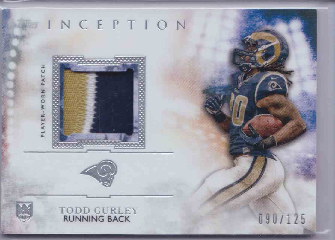 : 2018 Score Color Rush #4 Todd Gurley II Los Angeles Rams  Football Card : Collectibles & Fine Art