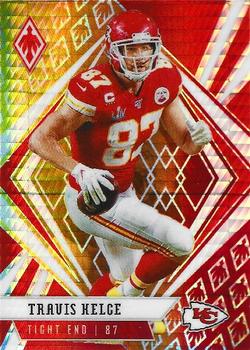 Travis Kelce Chiefs Autographed 2021 Panini Playoff #83 Football Card –