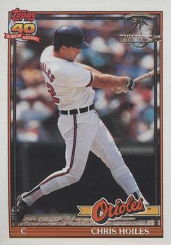 Chris Hoiles - Baltimore Orioles (MLB Baseball Card) 1991 Fleer Ultra –  PictureYourDreams