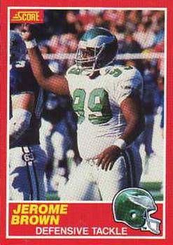 : 1992 Pacific Football #234 Jerome Brown Philadelphia Eagles  Official NFL Trading Card From The Pacific Trading Card Company in Raw (NM  or Better) Condition : Collectibles & Fine Art