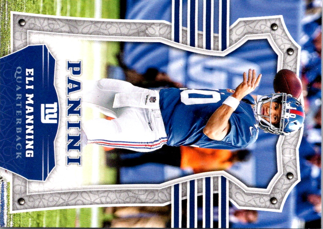 NY Giants Eli Manning Super Bowl MVP Pennant & Cardscustom 