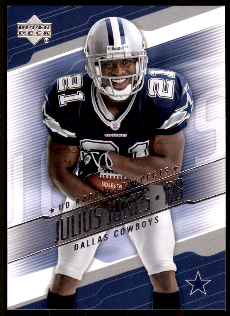 : 2007 Bowman # 34 Julius Jones - Dallas Cowboys - NFL Trading  Football Card : Collectibles & Fine Art