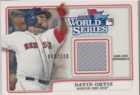 David Ortiz Relic Card