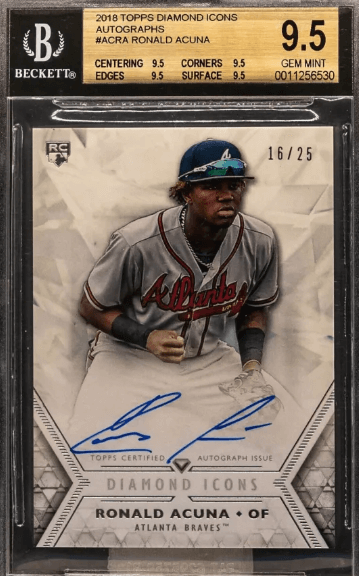 2018 Topps Diamond Icons Autographs #AC-RA /252018 Topps Diamond Icons Autographs #AC-RA /25