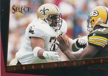 Saints Willie Roaf Signed 1993 Playoff Contenders #114 Rookie Card