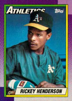 1987 Topps Rickey Henderson baseball card #735 – Yankees on