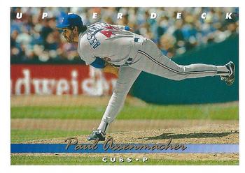 Paul Assenmacher Autographed 1991 Upper Deck Card #491 Chicago