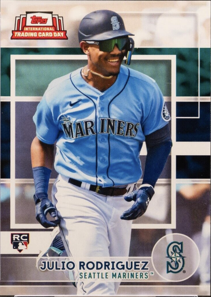 2022 Topps International Trading Card Day Julio Rodriguez Rookie #25