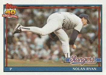 Nolan Ryan #6 Prices, 1991 Topps