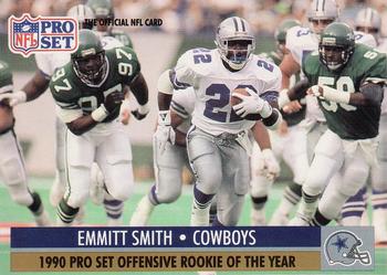 NFL 1990 Pro Set Emmitt Smith Rookie Graded Card #685 [1990 Draft, First  Round] [CSG 9]