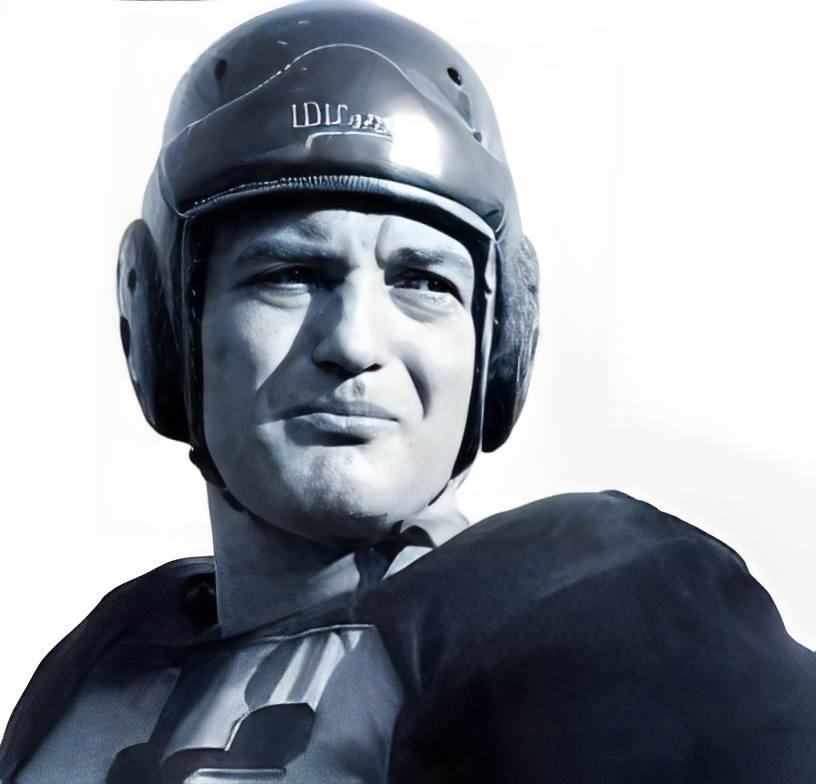 Vintage 1947-1966 Sid Luckman Chicago Bears Black & White -   Israel