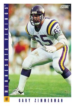 Gary Zimmerman - Minnesota Vikings (NFL Football Card) 1991