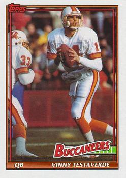 Vinny Testaverde Buccaneers Official NFL Card