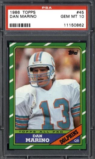 1986 Topps Dan Marino #45