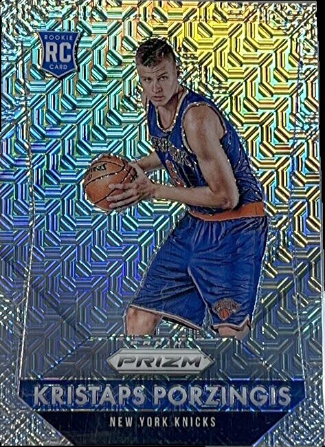 2015 Panini Prizm Rookies Red White & Blue Kristaps Porzingis BGS top 9.5 Rookie RC