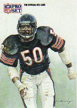 MIKE SINGLETARY 1990 PRO SET FOOTBALL CARD LB #57 CHICAGO BEARS