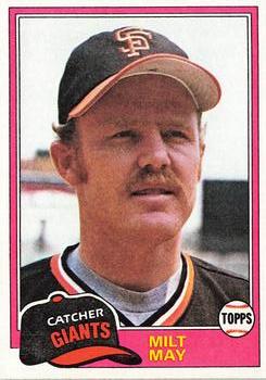 Card of the Day: 1985 Topps Milt May – PBN History