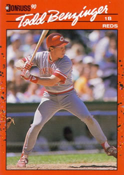 Autograph Warehouse 626145 Todd Benzinger Autographed Baseball Card - Cincinnati  Reds - 1990 Topps No.712 at 's Sports Collectibles Store