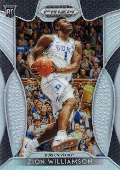 Zion Williamson 2019 Panini Prizm Draft Picks Red Prizm Rookie #51