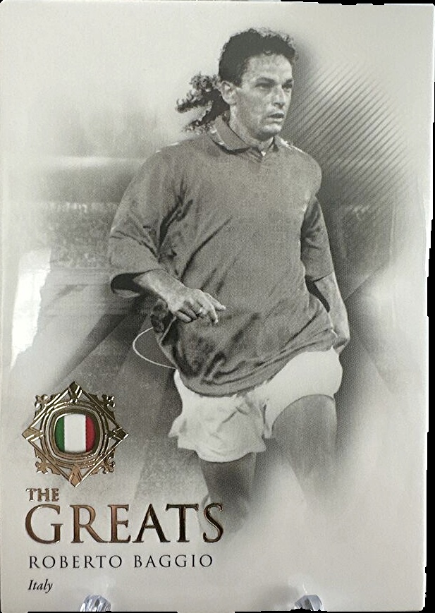 Lote contendo dois Cards do jogador italiano Roberto Ba