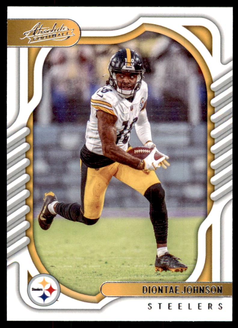 DIONTAE JOHNSON PRIZM CARD JERSEY #18 STEELERS 2020 PANINI PRIZM DRAFT PICKS