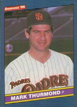 1984 Fleer #315 Mark Thurmond VG San Diego Padres - Under the