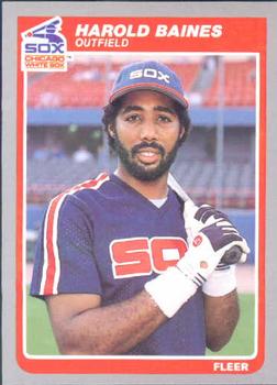 Autographed HAROLD BAINES Chicago White Sox 1986 Topps Card - Main Line  Autographs
