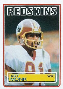 1990 Pro Set Art Monk Football Card Washington Redskins NFL #328 Syracuse  WR HOF