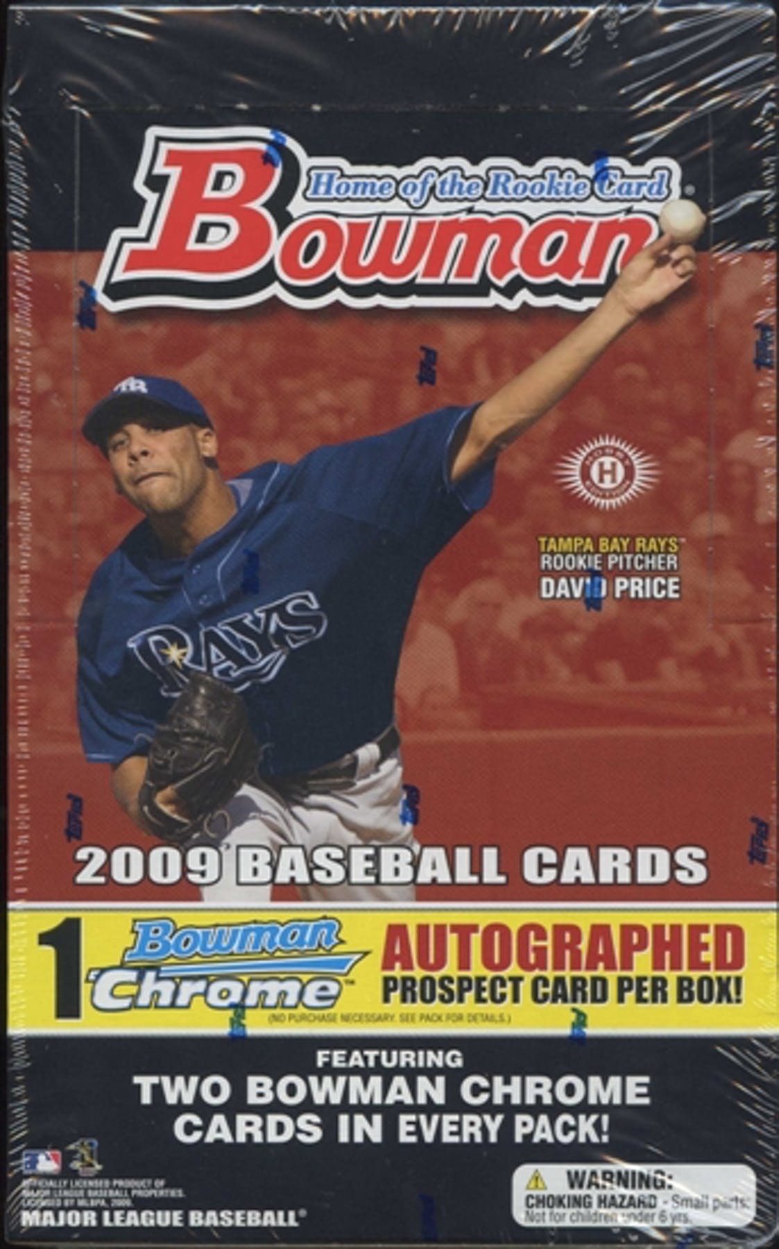 Autographed 2009 Topps Tampa Bay Rays: Evan Longoria David 