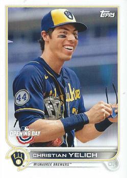 2022 Topps Opening Day Milwaukee Brewers Baseball Cards Team Set