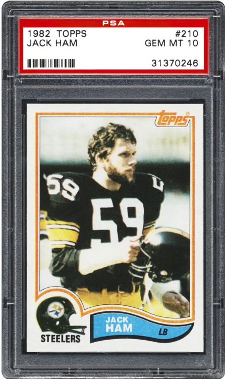 1982 Topps Jack Ham #210