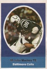 John Mackey Autographed 1992 Goal Line Art Card #107 Baltimore Colts HOF 92  SKU #219337 - Mill Creek Sports