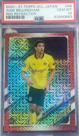 2020-21 Topps Chrome UEFA Champions League Jude Bellingham Superfractor 1/1