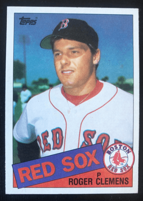 1985 Topps Roger Clemens Rookie Card #181