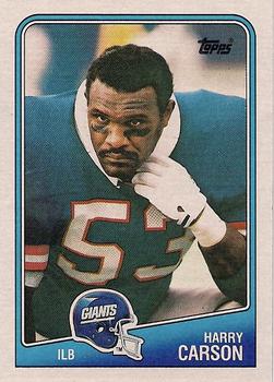 1981 Topps Harry Carson Signed Football Card #475 Ny Giants ~ Jsa