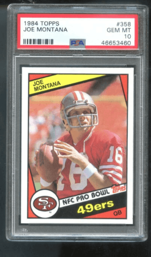 1984 Topps Joe Montana #358