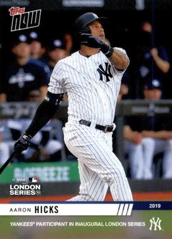 Aaron Hicks Baseball Edit Tapestries Yankees - Aaron Hicks - Sticker