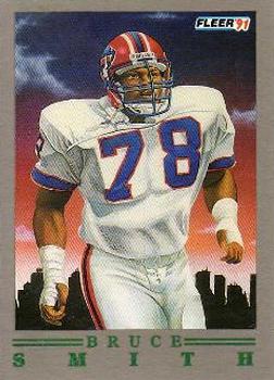 : 1992 Upper Deck Football #586 Bruce Smith Buffalo Bills  Official NFL Trading Card From UD : Collectibles & Fine Art