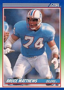 Bruce Matthews 1994 Playoff Checklist #5 Houston Oilers